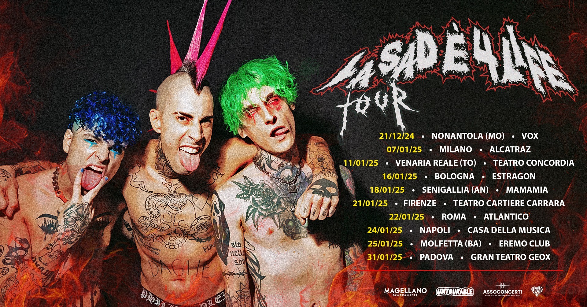 image LA SAD È 4LIFE TOUR