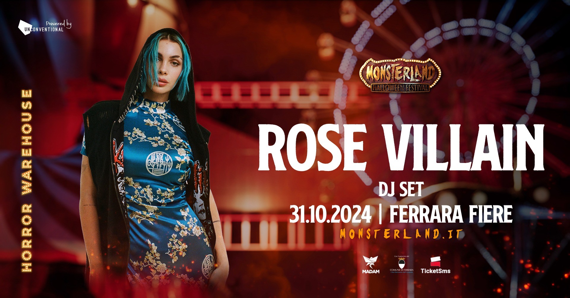 image ROSE VILLAIN - FERRARA MOSTERLAND HALLOWEEN FESTIVAL