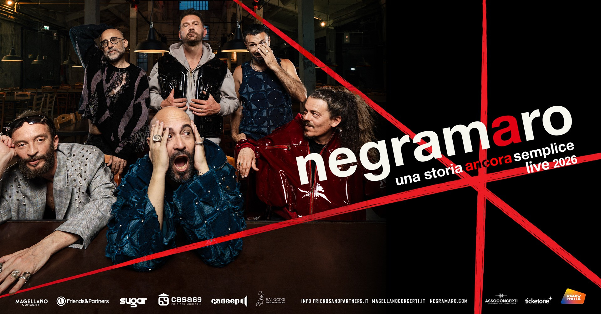 image NEGRAMARO - UNA STORIA ANCORA SEMPLICE LIVE 2026