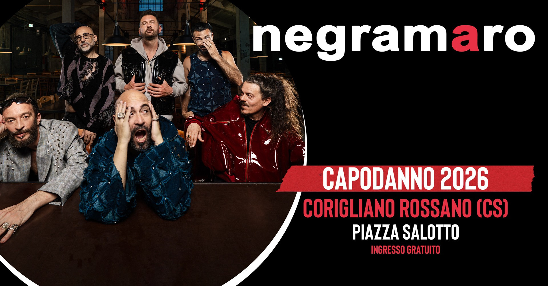 image NEGRAMARO - CAPODANNO CORIGLIANO ROSSANO 2026