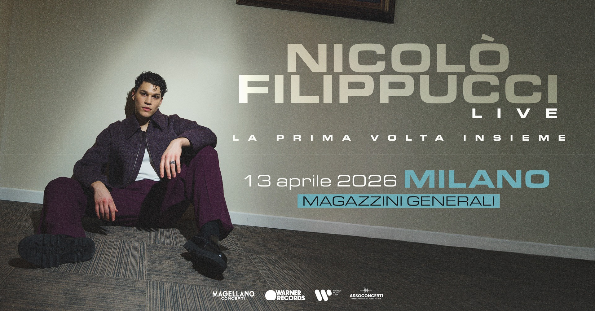 image NICOLO' FILIPPUCCI LIVE - LA PRIMA VOLTA INSIEME