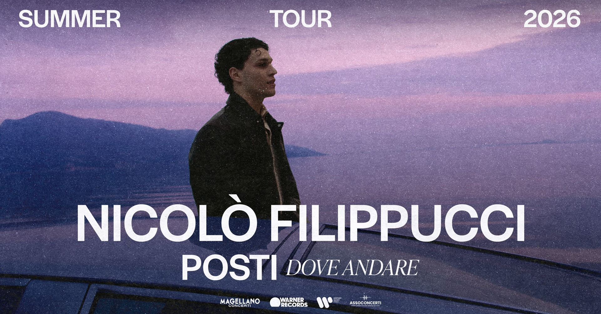 image NICOLO' FILIPPUCCI - POSTI DOVE ANDARE SUMMER TOUR 2026